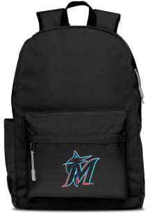 Mojo Miami Marlins Black Campus Laptop Backpack