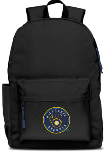 Mojo Milwaukee Brewers Black Campus Laptop Backpack