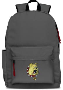 Mojo Ferris State Bulldogs Grey Campus Laptop Backpack