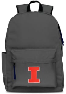 Mojo Illinois Fighting Illini Grey Campus Laptop Backpack