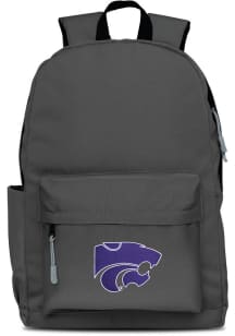 K-State Wildcats Grey Campus Laptop Backpack