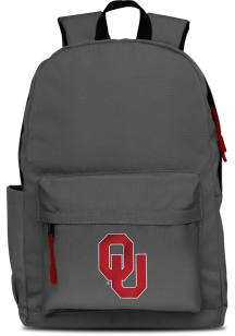 Mojo Oklahoma Sooners Grey Campus Laptop Backpack