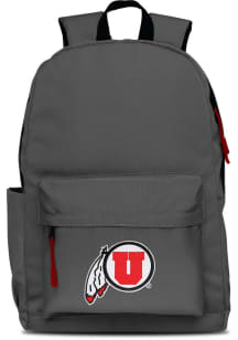 Mojo Utah Utes Grey Campus Laptop Backpack