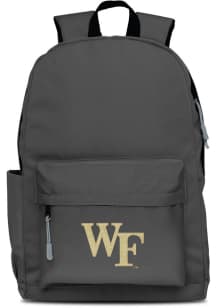 Mojo Wake Forest Demon Deacons Grey Campus Laptop Backpack