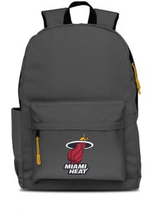 Mojo Miami Heat Grey Campus Laptop Backpack