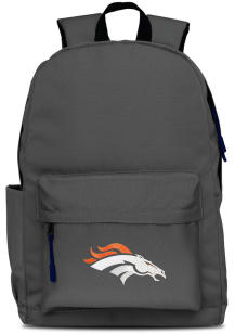 Mojo Denver Broncos Grey Campus Laptop Backpack