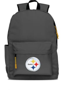 Mojo Pittsburgh Steelers Grey Campus Laptop Backpack