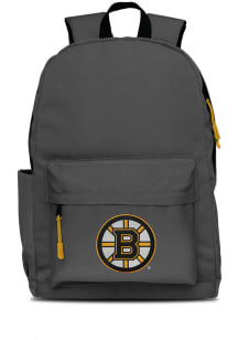 Mojo Boston Bruins Grey Campus Laptop Backpack