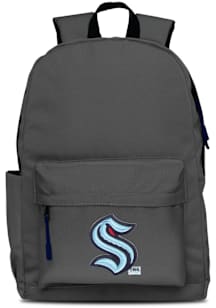 Seattle Kraken Grey Campus Laptop Backpack
