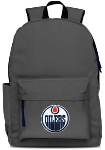 Mojo Edmonton Oilers Grey Campus Laptop Backpack