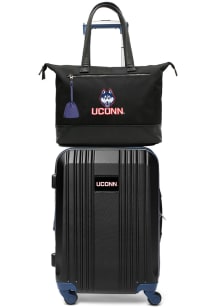 UConn Huskies Black Set with Laptop Tote Luggage