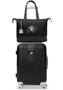 Colorado Buffaloes Black Set with Laptop Tote Luggage