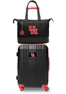 Houston Cougars Black Set with Laptop Tote Luggage