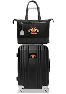 Iowa State Cyclones Black Set with Laptop Tote Luggage