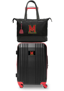 Set with Laptop Tote Maryland Terrapins Luggage - Black