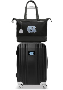 North Carolina Tar Heels Black Set with Laptop Tote Luggage