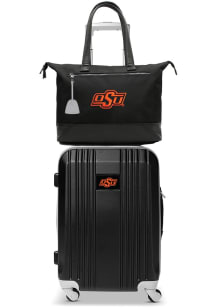 Oklahoma State Cowboys Black Set with Laptop Tote Luggage
