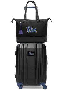 Pitt Panthers Black Set with Laptop Tote Luggage