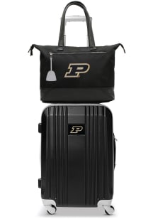 Set with Laptop Tote Purdue Boilermakers Luggage - Black