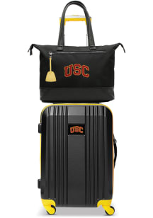 USC Trojans Black Set with Laptop Tote Luggage