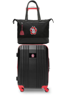 South Dakota Coyotes Black Set with Laptop Tote Luggage