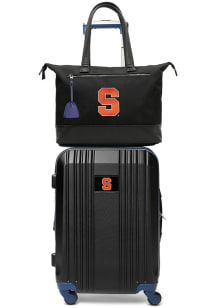 Syracuse Orange Black Set with Laptop Tote Luggage