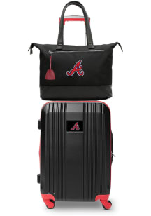 Atlanta Braves Black Set with Laptop Tote Luggage