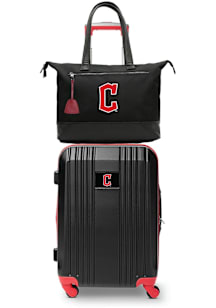 Cleveland Guardians Black Set with Laptop Tote Luggage