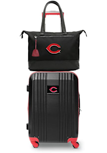 Cincinnati Reds Black Set with Laptop Tote Luggage
