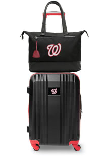 Washington Nationals Black Set with Laptop Tote Luggage