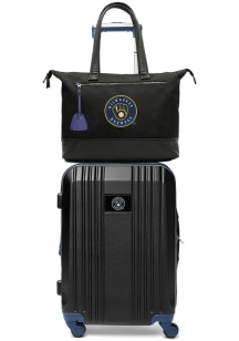Milwaukee Brewers Black Set with Laptop Tote Luggage