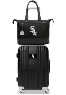 Chicago White Sox Black Set with Laptop Tote Luggage
