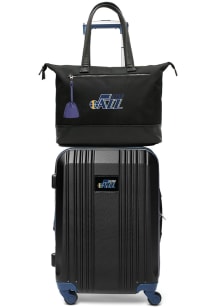 Utah Jazz Black Set with Laptop Tote Luggage