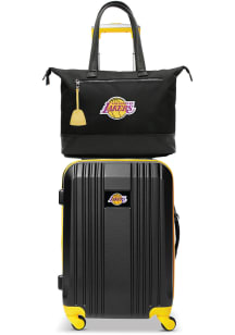 Los Angeles Lakers Black Set with Laptop Tote Luggage