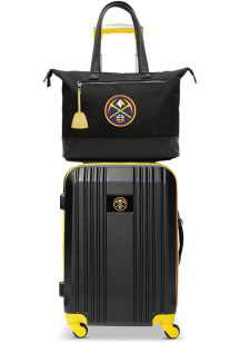 Denver Nuggets Black Set with Laptop Tote Luggage