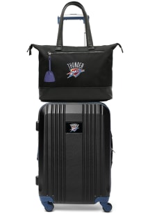 Oklahoma City Thunder Black Set with Laptop Tote Luggage
