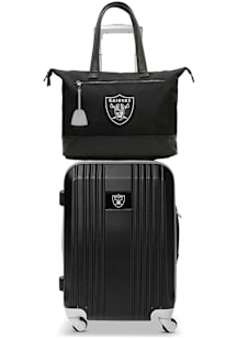 Las Vegas Raiders Black Set with Laptop Tote Luggage
