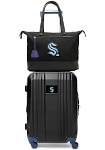 Seattle Kraken Black Set with Laptop Tote Luggage