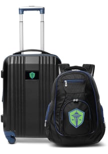 Seattle Sounders FC Navy Blue 2-Piece Premium Set Luggage