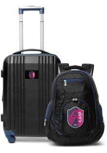 St Louis City SC Navy Blue 2-Piece Premium Set Luggage