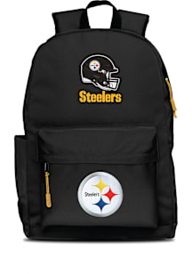 Pittsburgh Steelers Black 2 Logo Campus Backpack