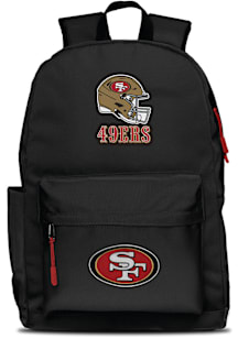 San Francisco 49ers Black 2 Logo Campus Backpack