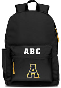 Appalachian State Mountaineers Black Personalized Monogram Campus Backpack