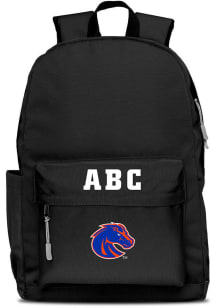 Boise State Broncos Black Personalized Monogram Campus Backpack