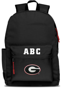 Georgia Bulldogs Black Personalized Monogram Campus Backpack