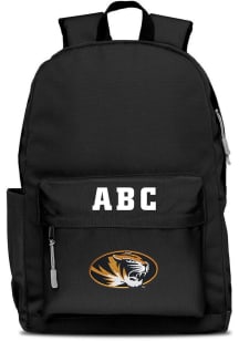 Missouri Tigers Black Personalized Monogram Campus Backpack
