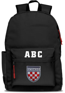 Richmond Spiders Black Personalized Monogram Campus Backpack