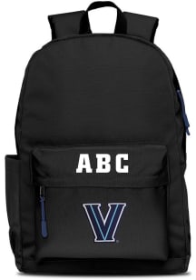 Villanova Wildcats Black Personalized Monogram Campus Backpack