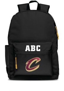Cleveland Cavaliers Black Personalized Monogram Campus Backpack