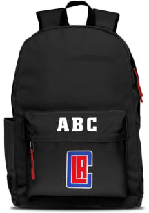 Los Angeles Clippers Black Personalized Monogram Campus Backpack